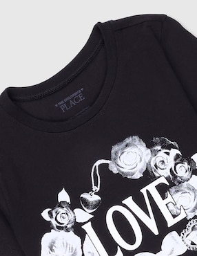 Playera The Children's Place manga corta para niña