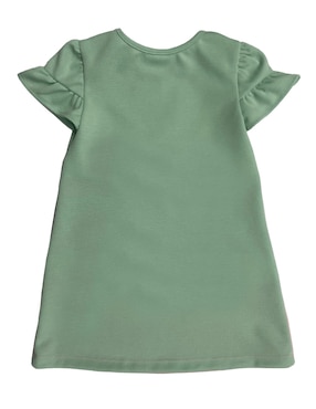 Vestido Fiorella manga regular para niña