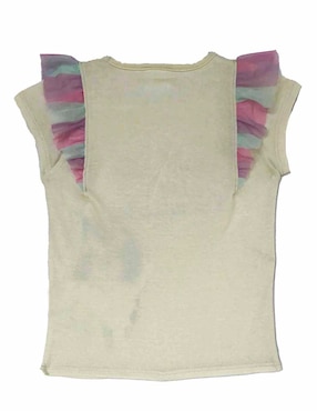 Playera Bluey Bluey manga corta para niña