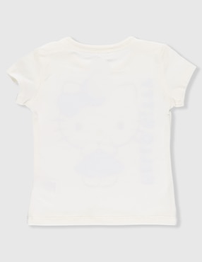 Playera Hello Kitty Hello Kitty manga corta para niña