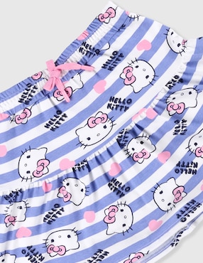 Falda short Hello Kitty para niña