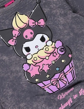 Sudadera Hello Kitty Kuromi para niña