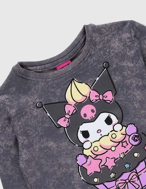 Sudadera Hello Kitty Kuromi para niña