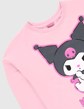 Sudadera Hello Kitty Kuromi para niña