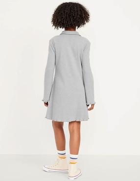Vestido Old Navy manga regular para niña