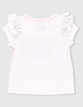 Playera Piquenique manga corta para niña