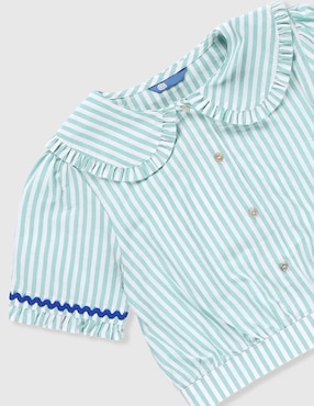 Conjunto Piquenique de algodón para niña