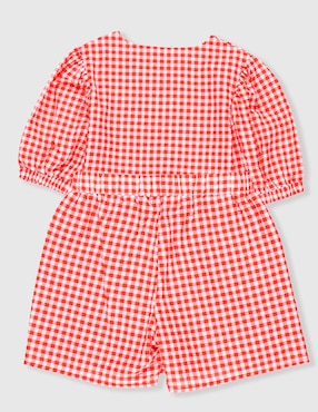 Conjunto Piquenique de algodón para niña
