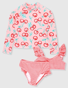 Conjunto traje de baño Piquenique para niña