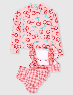Conjunto traje de baño Piquenique para niña