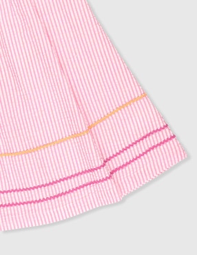 Vestido Piquenique manga mariposa para niña