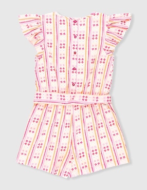 Romper Piquenique de algodón para niña