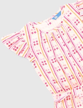 Romper Piquenique de algodón para niña