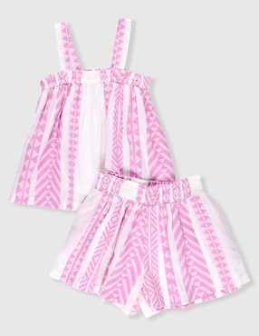 Conjunto casual Piquenique para niña