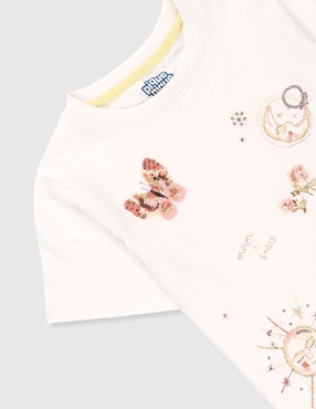 Playera Piquenique manga corta para niña