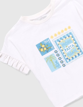 Conjunto casual Piquenique de algodón para niña