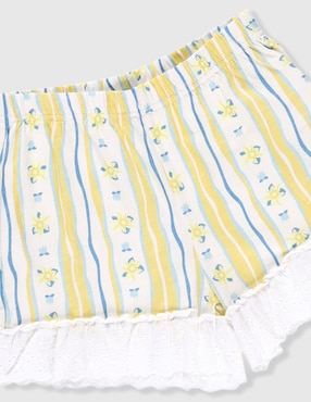 Conjunto casual Piquenique de algodón para niña