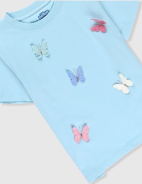 Playera Piquenique manga corta para niña