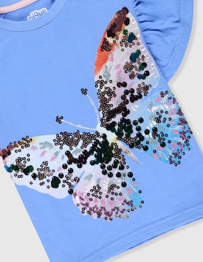 Playera Piquenique manga corta para niña