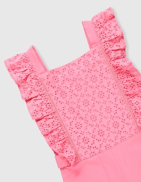 Jumpsuit Piquenique de algodón para niña