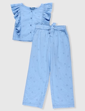 Conjunto Piquenique de algodón para niña