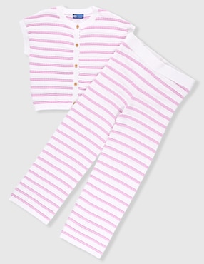 Conjunto Piquenique de algodón para niña