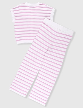 Conjunto Piquenique de algodón para niña