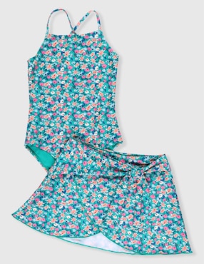 Traje de baño completo Piquenique para niña