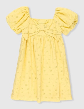 Vestido Piquenique Collection manga globo para niña