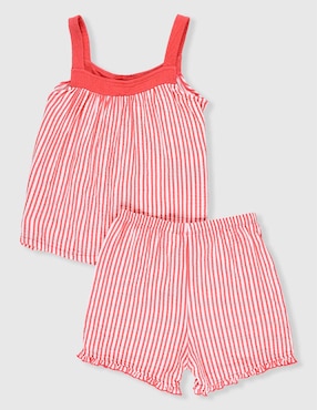 Set traje de baño short Piquenique para niña