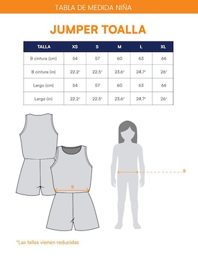 Romper 98 Coast Av Costal Crush de algodón para niña