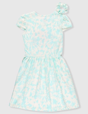 Vestido Hello Kitty Cinnamoroll manga cap para niña