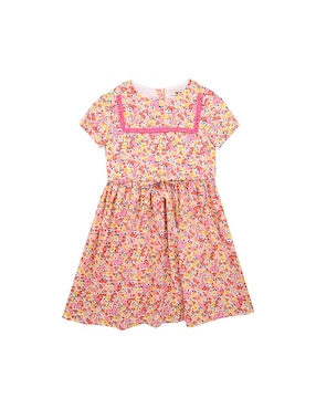 Vestido Ferrioni Bouquet manga regular para niña