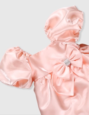 Vestido Bonnie Jean manga globo para niña