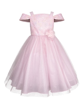 Vestido Gerat Fiesta manga caída para niña
