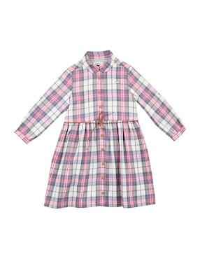 Vestido Ferrioni Kenty manga regular para niña