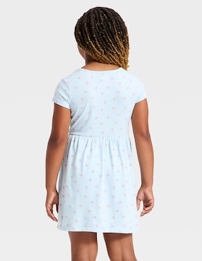 Vestido Cat & Jack manga corta para niña