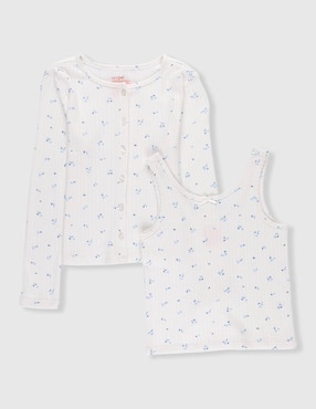 Conjunto Cat & Jack de algodón para niña