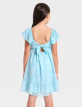 Vestido Cat & Jack manga corta para niña