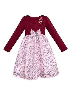 Vestido Gerat manga larga para niña