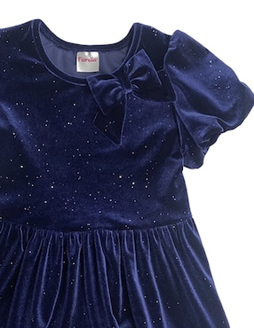 Vestido Fiorella manga regular para niña