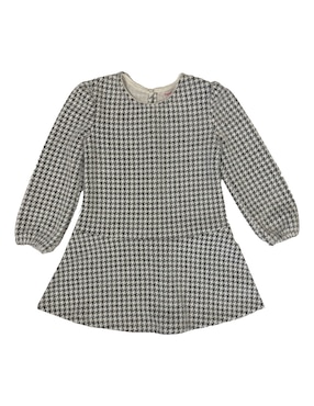 Vestido Fiorella manga regular para niña