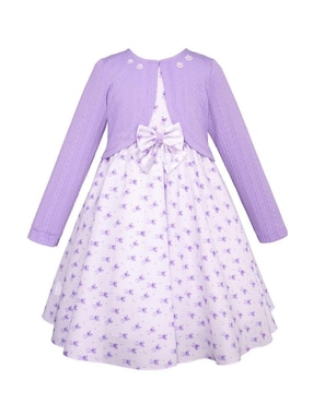Vestido con suéter Gerat Casual manga regular para niña