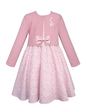 Vestido con suéter Gerat Casual manga regular para niña