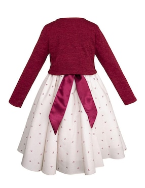 Vestido con suéter Gerat Casual manga regular para niña