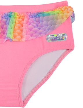 Conjunto wetshirt Sunskin estampado bloques de color para niña