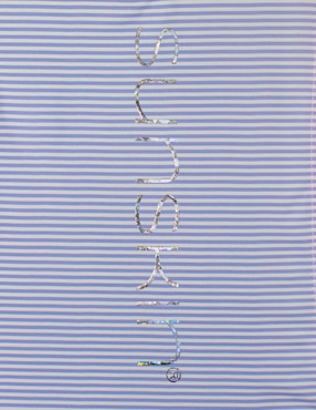 Wetshirt Sunskin estampado a rayas para niña