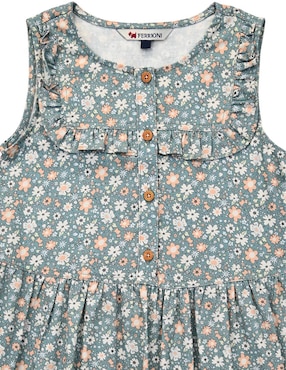 Vestido Ferrioni Lady manga regular para niña