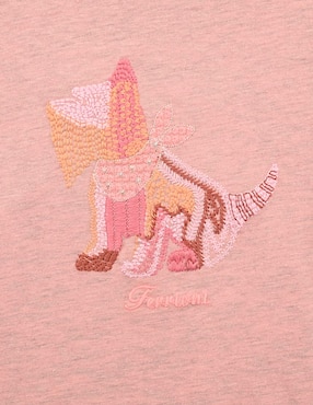 Playera Ferrioni Beck manga corta para niña