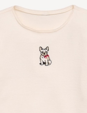 Playera Old Navy manga larga para niña